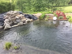 Dammfoder PVC 1 m x 8 m 0,5 mm Svart Trädgårdsdammfoder