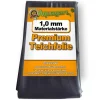 Dammfoder PVC 6 m x 4 m 1,0 mm Svart Trädgårdsdammfoder
