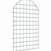New Dammskydd Set 8 pcs Grön 50 x 80 cm Stål Valvbågar, Spaljéer, Bersåer & Pergolor