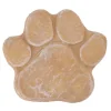 New Dog Memorial Stone DIY Pawprint Lettering - Pet Grave Marker för utomhusträdgård - Sandy Yellow Trädgårdsstenar & Klivstenar