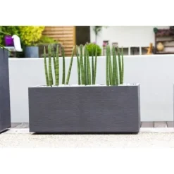 Best EDA Jardiniere Graphit - 99,5 x 39 x 43 cm - 97,6 L - Antracitgrå Krukor & Växtbehållare