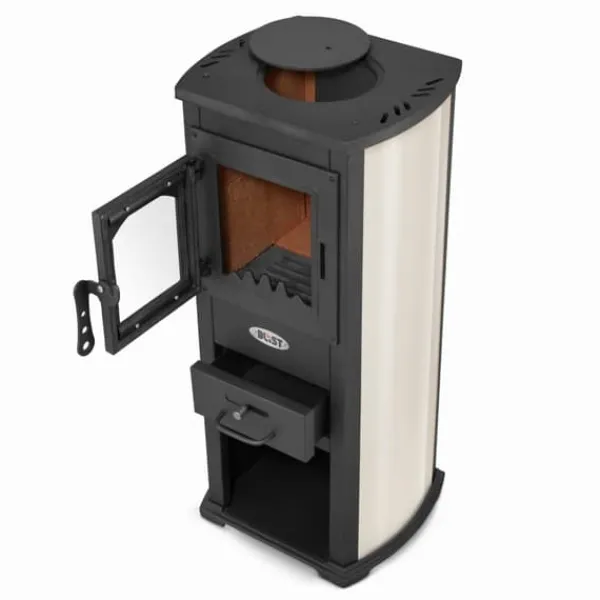 Discount EKONOMIK LUX Modern Vedspis - Stilfull, Effektiv Uppvärmning för Hem Vedeldade Kaminer