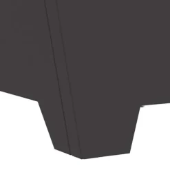 Clearance Eldstad i fyrkantig design - Vedeldad eldstad | Färg: Svart | Storlek: 60x60x30 cm Vedeldade Kaminer