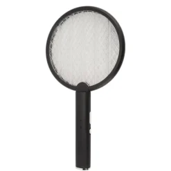 Outlet Electric Bug Swatter USB Laddning Rund Flugdödare för Courtyard Kitchen Svart Flugsmällor
