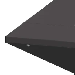 Elegant eldstad i matt svart stål - Perfekt för utomhusbruk | Storlek: 60x60x50 cm Öppna Spisar