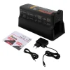 Best Elektrisk mus- och råttfälla - Elektronisk skadedjursfälla - EU-standard 220V 60Hz - 7000V högspänning - 27,5×11,9×12,5 cm - Svart Skadedjursfällor