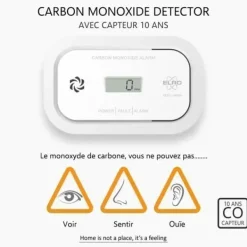 Discount ELRO FC5003 kolmonoxiddetektor - 10 års sensor - med display Rök- & Koloxiddetektorer