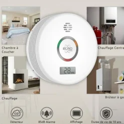 Best ELRO Pro PK4910 kolmonoxiddetektor - automatiskt självtest - 10 års batteri Rök- & Koloxiddetektorer