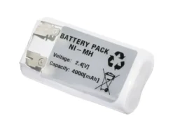 Emmerich 2443FA4000R Batteri för nödlampa U-formad 2,4 V 4000 mAh