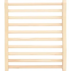 Ergonomiskt S-format ryggstöd i massiv furu - Bastuaccessoar | Färg: Natur | Storlek: Standard Bastu