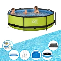 Outlet EXIT Simbassäng Lime - Ram Pool ø300x76cm - Plus tillbehör Pooler