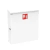 Falck slangskåp modell 4SW med 30 m x 25 mm slang för utomhusbruk