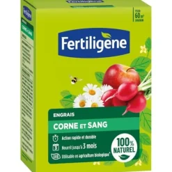 Best FERTILIGENE FCOSAN3 - Horn- och blodgödsel 3 kg - Snabb och långvarig verkan - Närar upp till 3 månader - Upp till 60m² befruktad Gödningsmedel