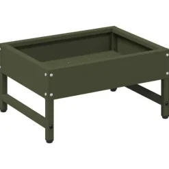 Sale Fågelmatare - - Olivgrön - Kallvalsad stål - 34x26x16 cm - Väderbeständig För Fåglar & Småvilt