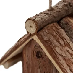 Outlet Fågelmatare, Trä, 17x15x12 cm, Natur För Fåglar & Småvilt