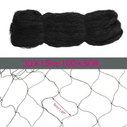 Clearance Fågelskyddsnät, Hållbar Polyester, Året Runt Användning,svart För Fåglar & Småvilt