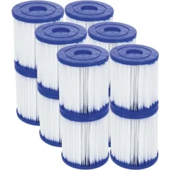Discount Filter för filterpump Typ I - set om 12 58093 Pool- & Spatillbehör