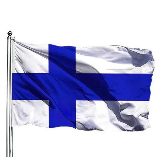 Online Finland Flagga - 150 x 90 cm Flaggor & Vindstrutar