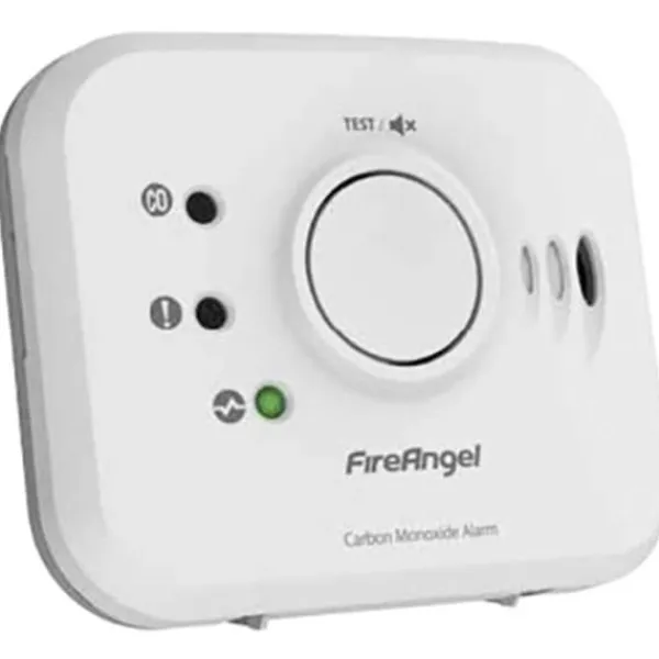 Best FireAngel NM-CO-10X-INT Kolmonoxid-detektor inkl. 10 års batteri, konverterbar till trådlös batteri Detektering Kolmono Rök- & Koloxiddetektorer