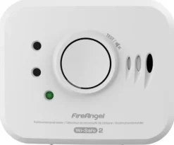 Best FireAngel NM-CO-10X-INT Kulilte-detektor inkl. 10 års batteri, Kan efter ønske omstilles til radio Batteridrevet Detekteret Kulmonoxid Rök- & Koloxiddetektorer