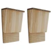 vidaXL Fladdermusholk, 22 x 12 x 34 cm, 2-Pack