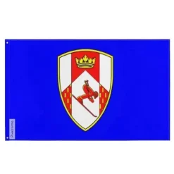 Flagga - Rossland - 128 x 192 cm - Polyester - Tryck på fram- och baksidan - Järnöglor