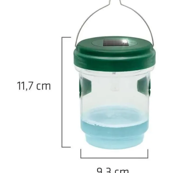 Flugfälla - IY16834 - Solar med LED-ljus - 2st - Grön - Anti-Insekter Skadedjursfällor