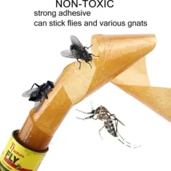Flugfälla Paper Flugdödare inifrån och ut Använd flugor, myggor och andra flygande insekter(40 [383]