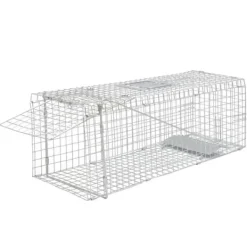 New Fånga levande-fälla 80 cm galvaniserad - Levande Fälla - Levande Fällor - Home & Living Skadedjursfällor