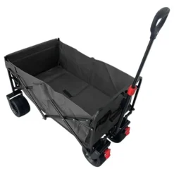 Fornorth Trädgårdsvagn 115x61x105cm 100kg, svart