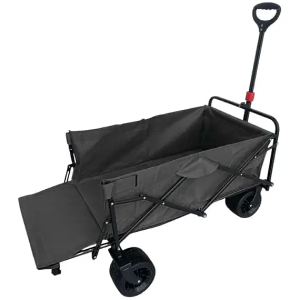 Fornorth Trädgårdsvagn 115x61x105cm 100kg, svart