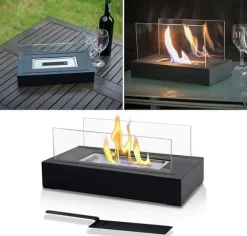 Fristående Bio Öppen spis För Hemma Trädgård Terrass 35x16x18cm