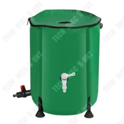 Online Förvaringsbehållare - TECH DISCOUNT - 100L - PVC - 40x78cm - Fällbar och multifunktionell Regntunnor