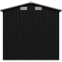 Förvaringsbod antracit stål 204x132x186 cm - Trädgårdsskjul - Trädgårdsbod - Home & Living Skjul, Garage & Carports