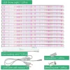 Fullspektrum LED-växtljusbar, 105 cm längd, 10 eller 12 stycken set,12 delar set 105 cm Kit För Växt- & Örtplantering