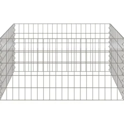 vidaXL Fyrkantig Komposter 100 x 100 x 50 cm Järn