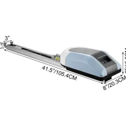 Garageportöppnare, tyst AC-motor, trådlös fjärrkontroll,1000 N