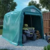 vidaXL Garagetält PVC 1,6x2,4 m grön