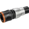 Gardena 18253-50 Premium Plast Slangkoppling med reglerventil Snabbkoppling, 13 mm (1/2) - 15 mm (5/8) Vattenstopp