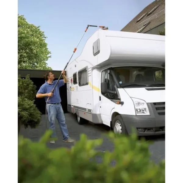 Gardena teleskopiskt vattenhandtag - Cleansystem® - 155 - 260 cm - Aluminium & halkfri beläggning
