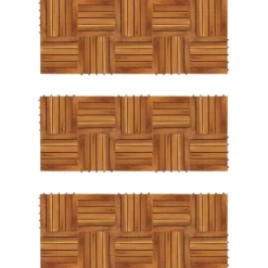 Online Golvbeläggning - Balkongplattor med vertikal design 30 x 30, 30 st Trädgårdsprydnader