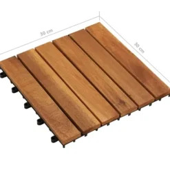 Online Golvbeläggning - Balkongplattor med vertikal design 30 x 30, 30 st Trädgårdsprydnader