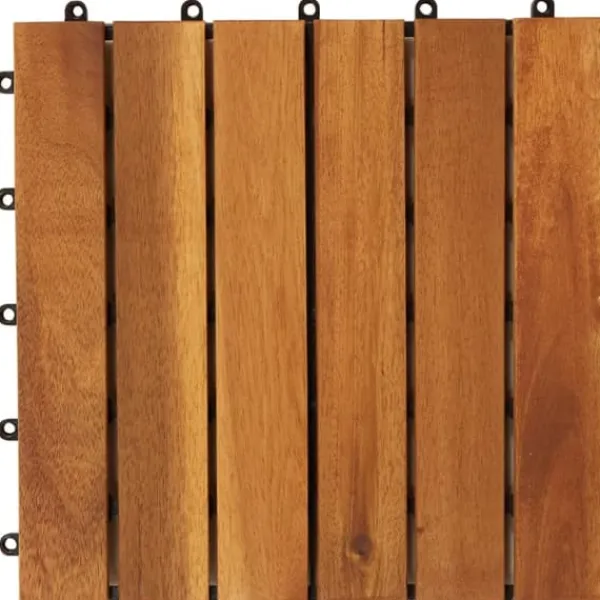 Golvbeläggning - Balkongplattor med vertikal design 30 x 30 20 st Trädgårdsprydnader