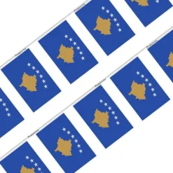 Guirlande Drapeau Kosovo 50 stycken 14 x 21 cm