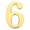 Sale Haushalt Door Number 6 Gp-6 45Mm Gold Adresskyltar & Husnummer