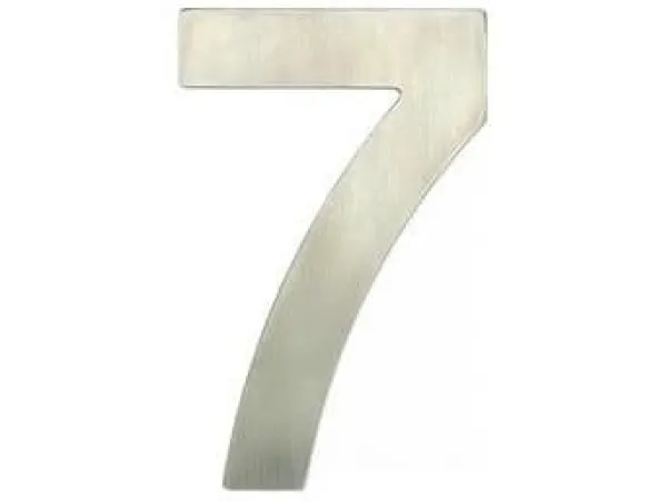 Hot Haushalt Door Number 7 Ss-7 62Mm Stainless Ste Adresskyltar & Husnummer