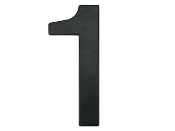 New Haushalt House Number 1 Mb-1 145Mm Black Adresskyltar & Husnummer