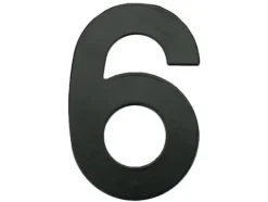 Online Haushalt House Number 6 Mb-6 145Mm Black Adresskyltar & Husnummer