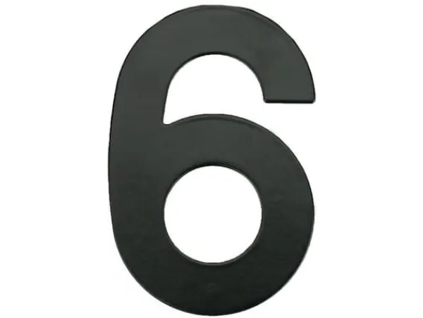 Online Haushalt House Number 6 Mb-6 145Mm Black Adresskyltar & Husnummer
