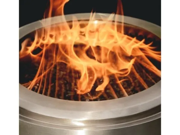 herQs Smokeless FirePit - Mighty - Silver
